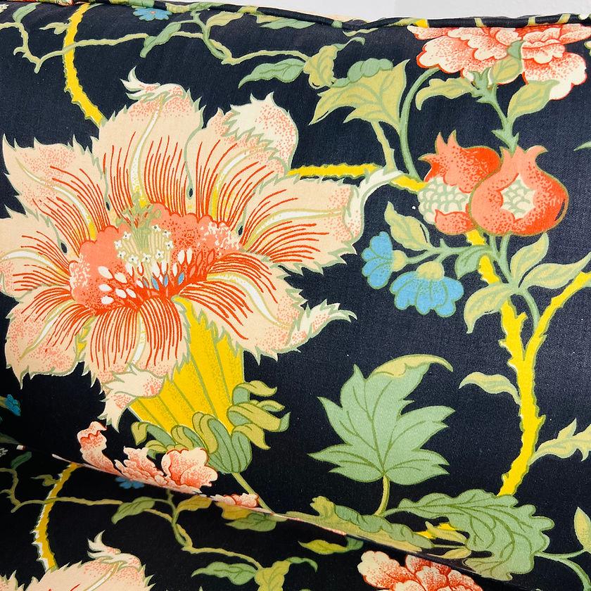 Mid-Century Modern Vintage Floral Loveseat by Stanton Cooper