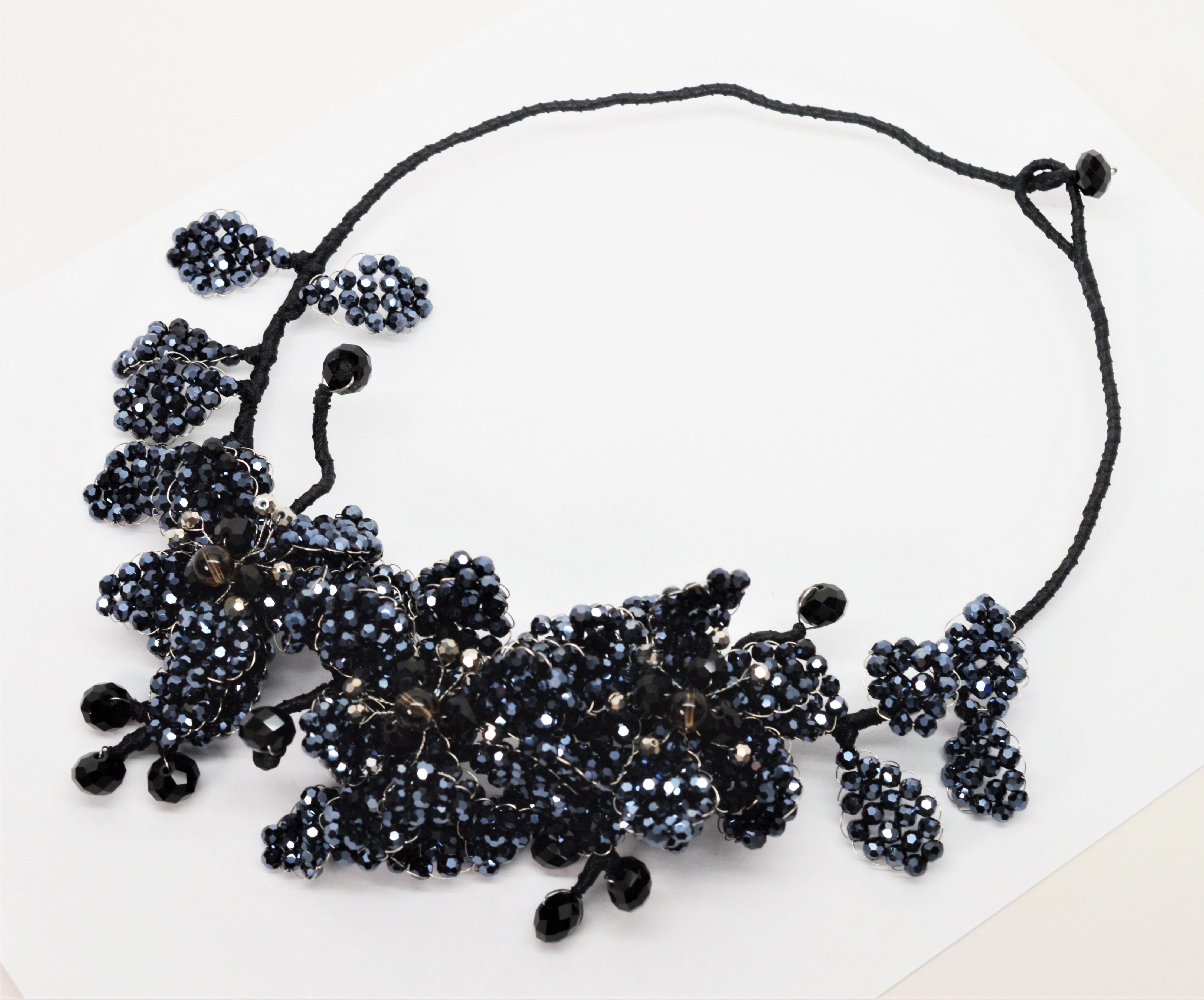 beaded collar necklace