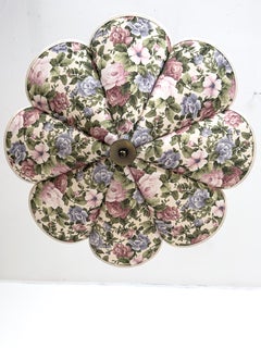 Vintage Floral Petal Pendant Lamp, Sweden, 1980s
