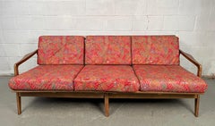 Vintage Floral Three-Seat Sofa