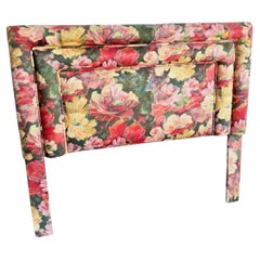 Vintage Floral Upholstered Queen Size Headboard Vintage Floral Upholstered Queen Size Headboard