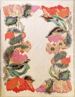 Vintage Floral Wool Rugs - 174cmx247cm