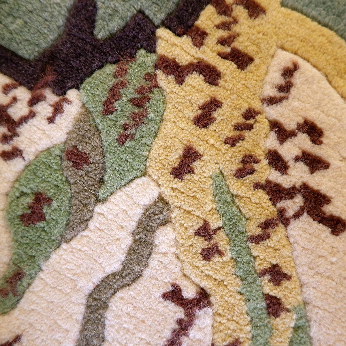 Vintage Floral Wool Rugs - 174cmx247cm For Sale 4