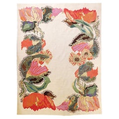 Vintage Floral Wool Rugs - 174cmx247cm