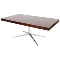 Vintage Florence Knoll Partners Desk or Executive Table in Rosewood, 1960s