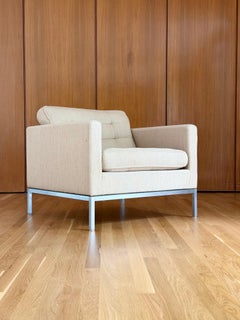 Vintage-Sessel „Relaxed“ von Florence Knoll, Farbe: Neutral Ivory