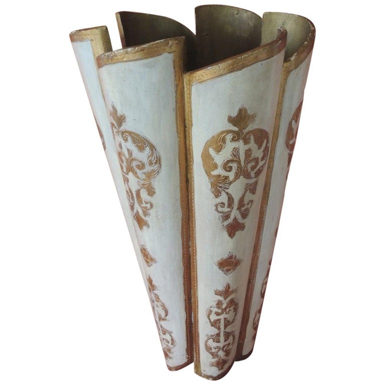 Vintage Florentine Gold Umbrella Stand at 1stDibs