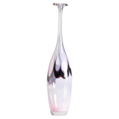 Vintage Floris Meydam Unica Single Edition Leerdam Glass Vase Made in Holland