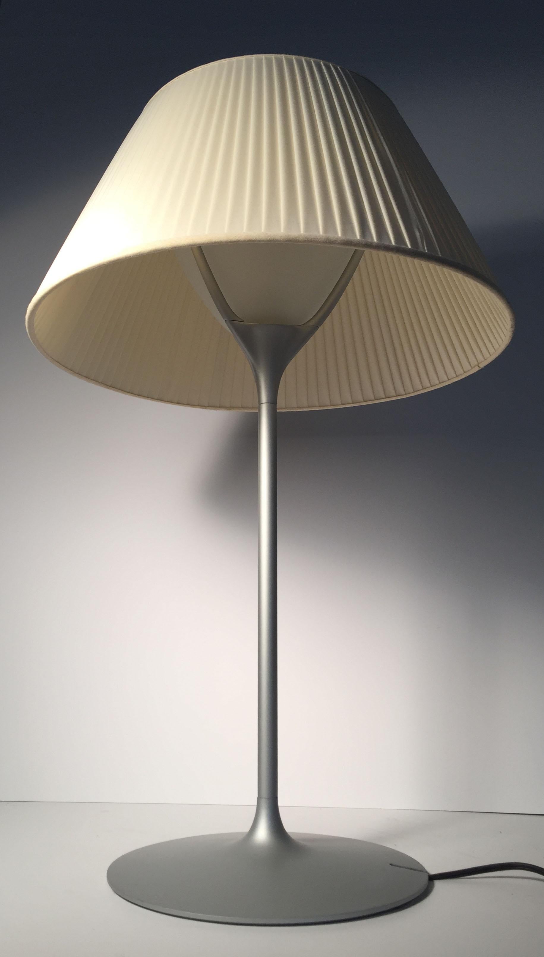 Mid-Century Modern Lampe de bureau Flos Romeo Soft 1 vintage par Philippe Starck en vente