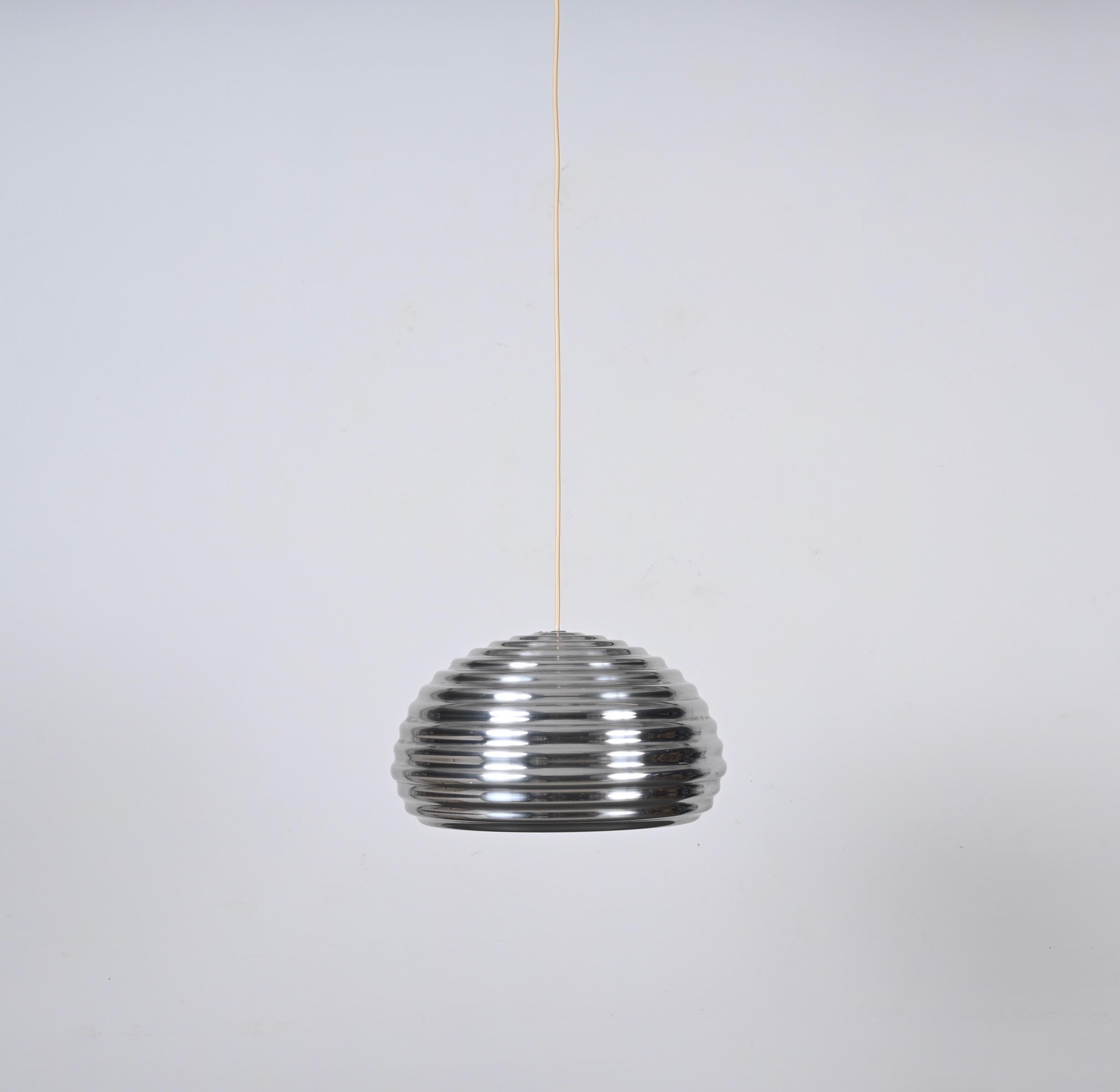 Vintage Flos Splugen Brau Pendant by Achille Castiglioni for Flos, Italy 1961 In Good Condition For Sale In Roma, IT
