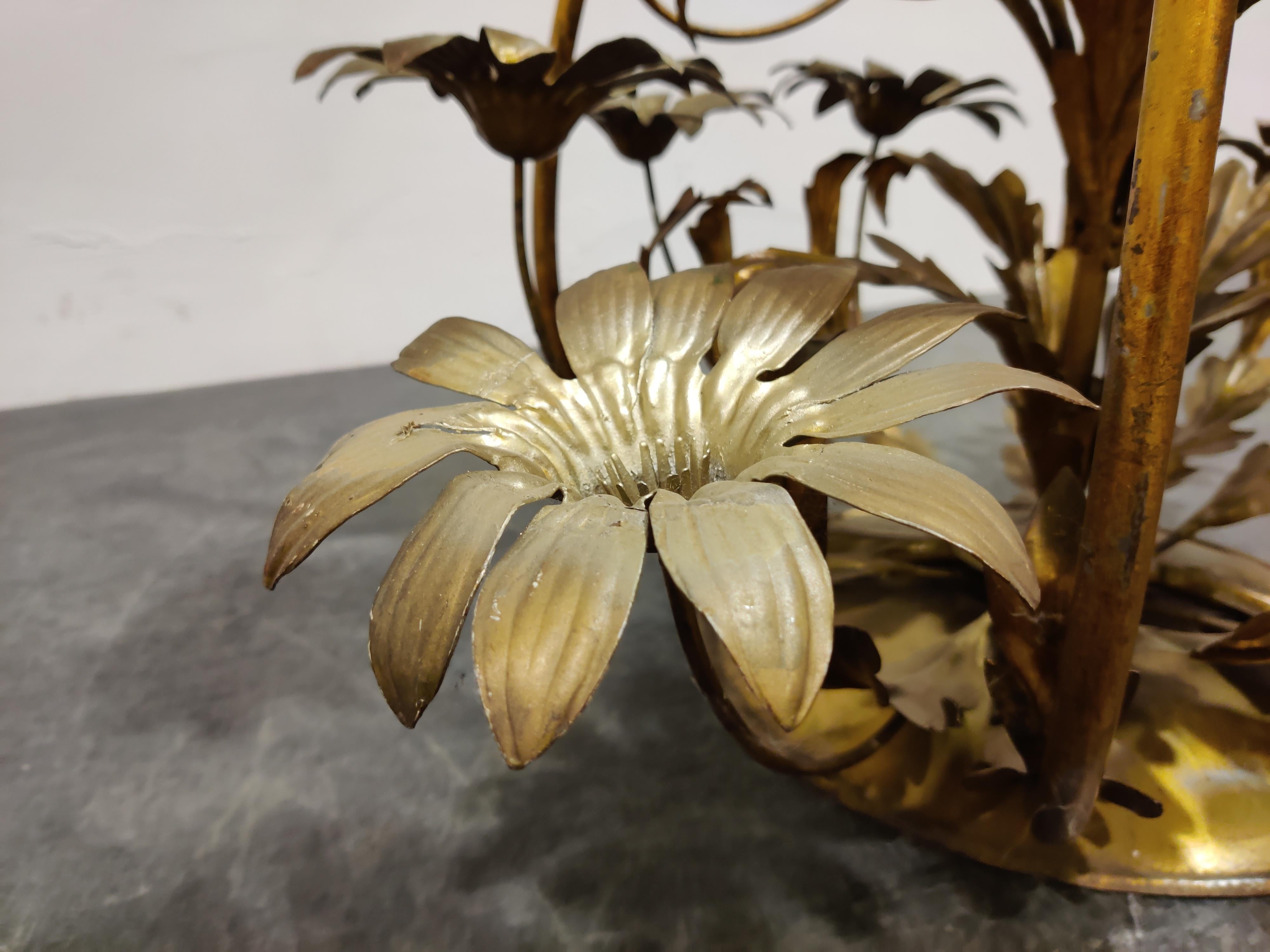 Vintage Flower Coffee Table, Italy, 1960s 2