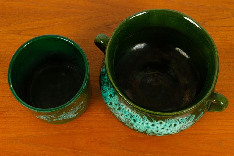 Vintage Flower Pots, West Germany, 1960s For Sale at 1stDibs german