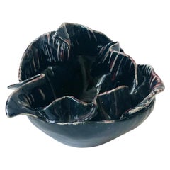 Vintage Flower Shaped Studio Pottery Bowl