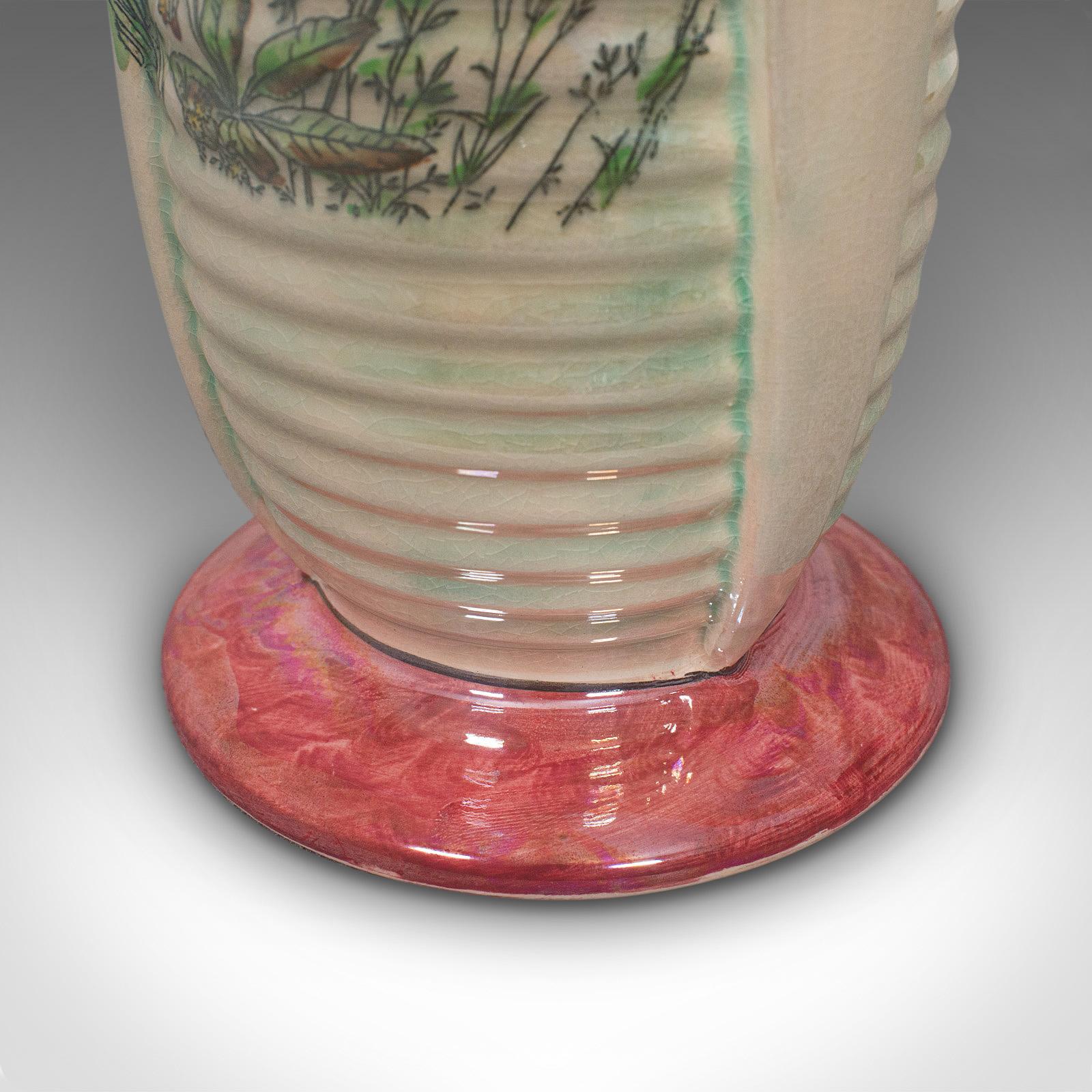 Flower Vase, English, Ceramic, Decorative, Lustre, Mid-20th Century, circa 1950 For Sale 6