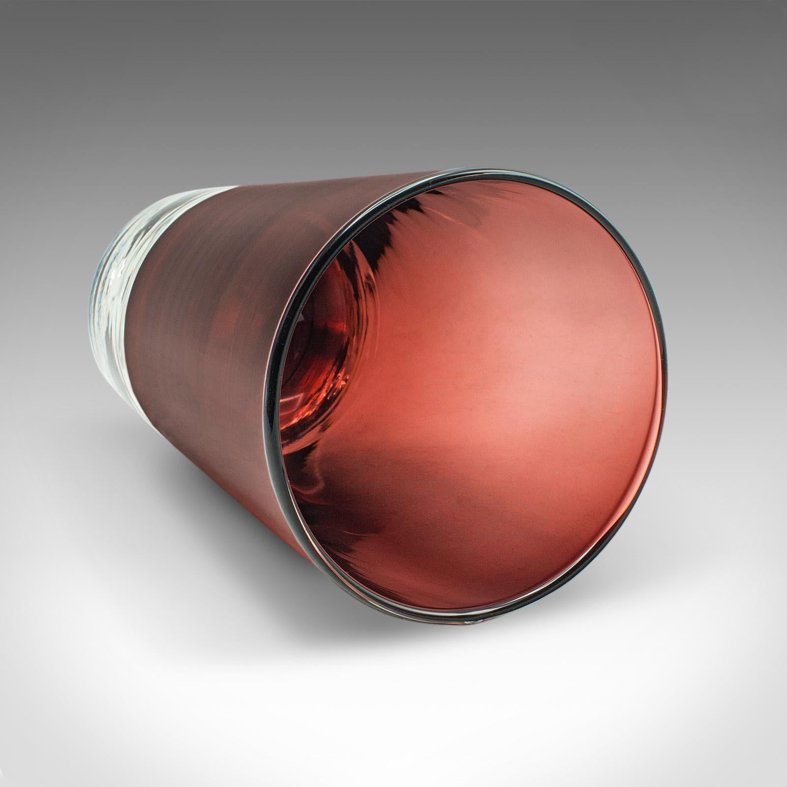 Milieu du XXe siècle Vase à fleurs finlandais, verre d'art, exposition, décoratif, milieu de siècle, 1960 en vente