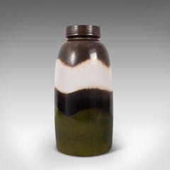 Vintage Flower Vase, German, Ceramic, Decorative, Display, Mid-20th Century