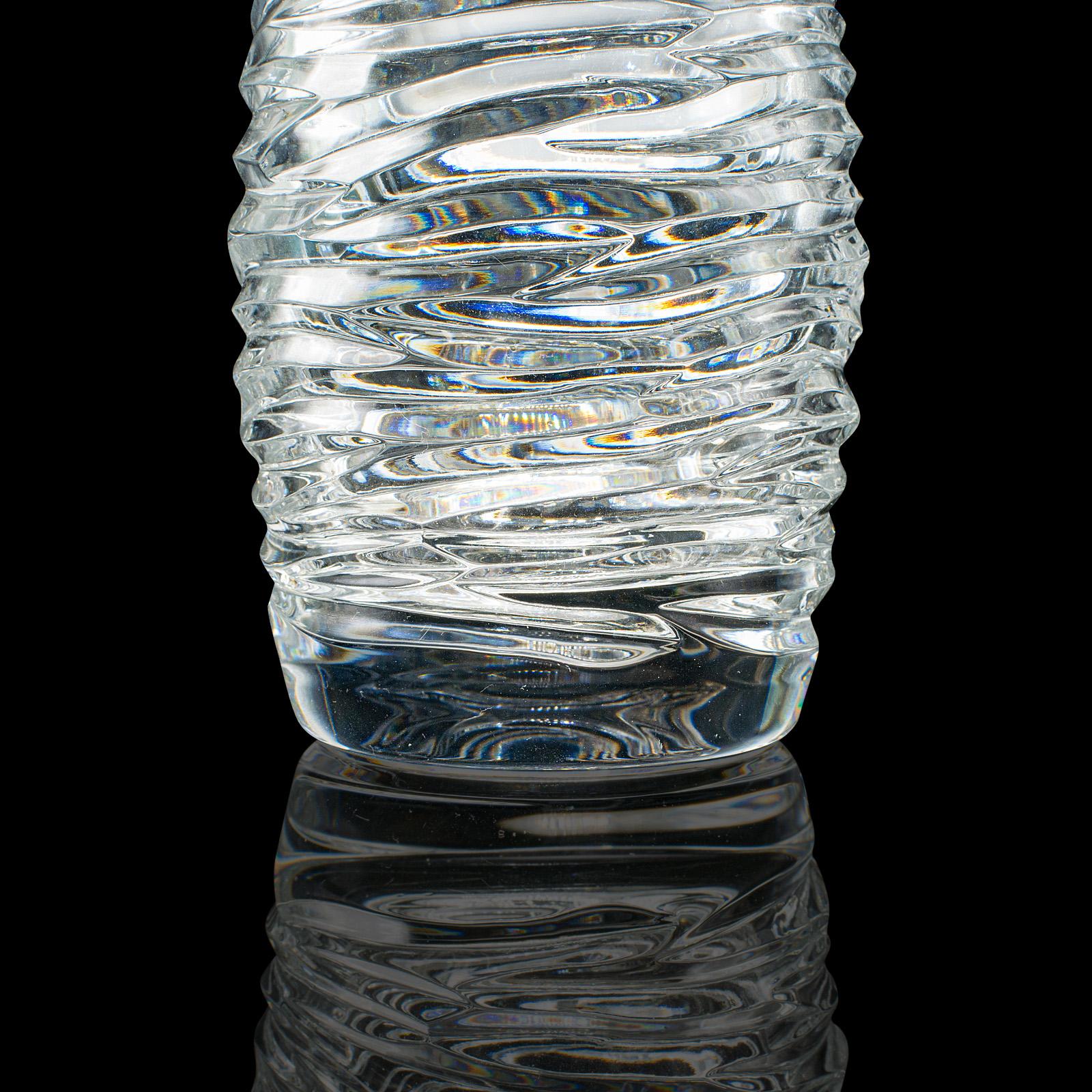 Vase à fleurs italien, verre, manches de bouquet, jardinière décorative, vers 1970 en vente 5