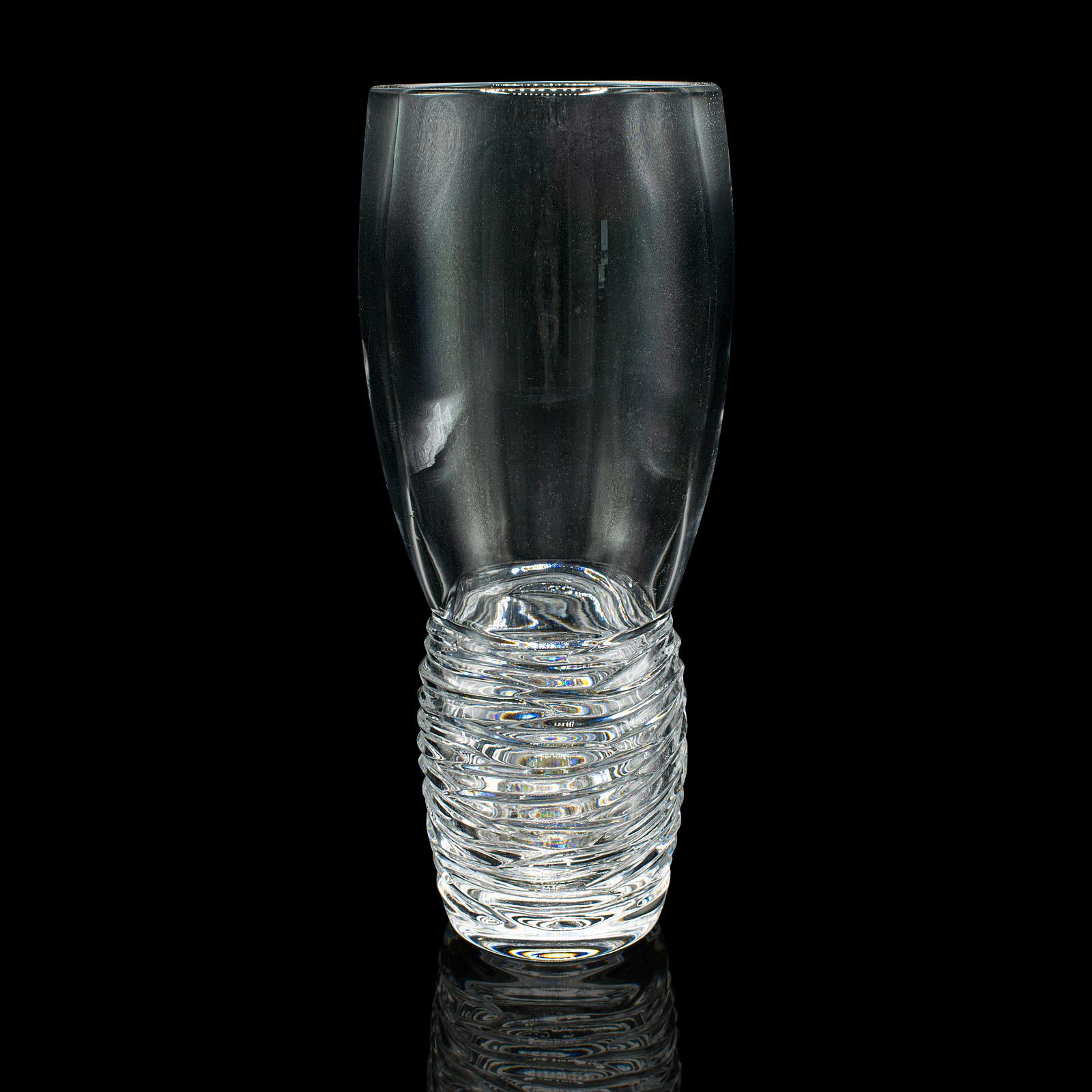 Vase à fleurs italien, verre, manches de bouquet, jardinière décorative, vers 1970 Bon état - En vente à Hele, Devon, GB