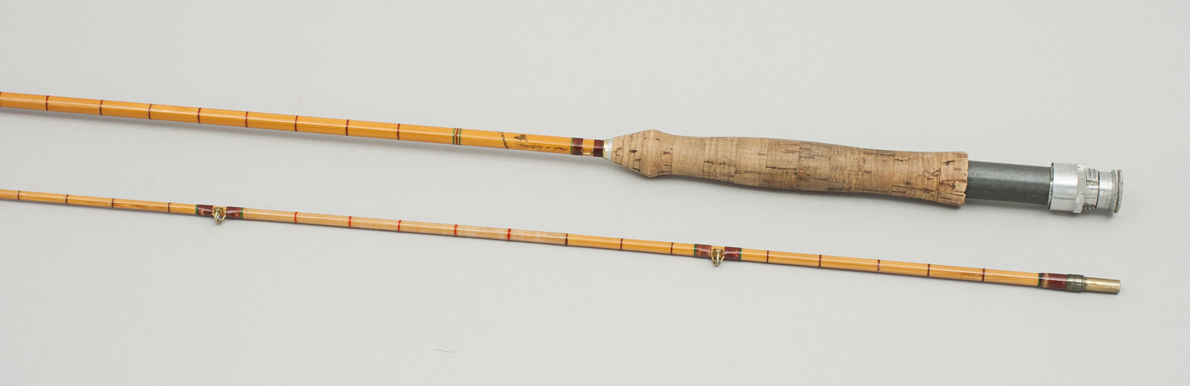 Bamboo Vintage Fly Fishing Rod by Fosters 'The England's Favourite' Split Cane