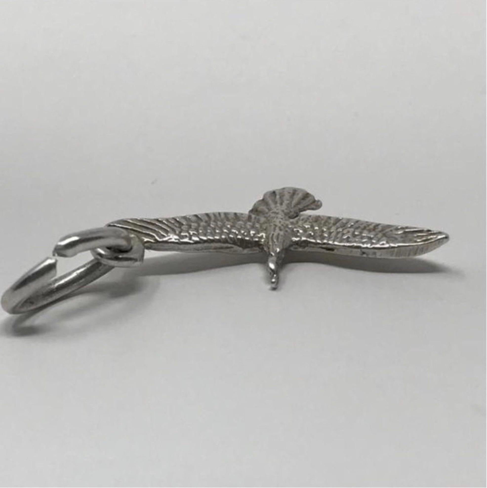 Women's or Men's Vintage Flying Bird/Goose Charm/Pendant For Sale