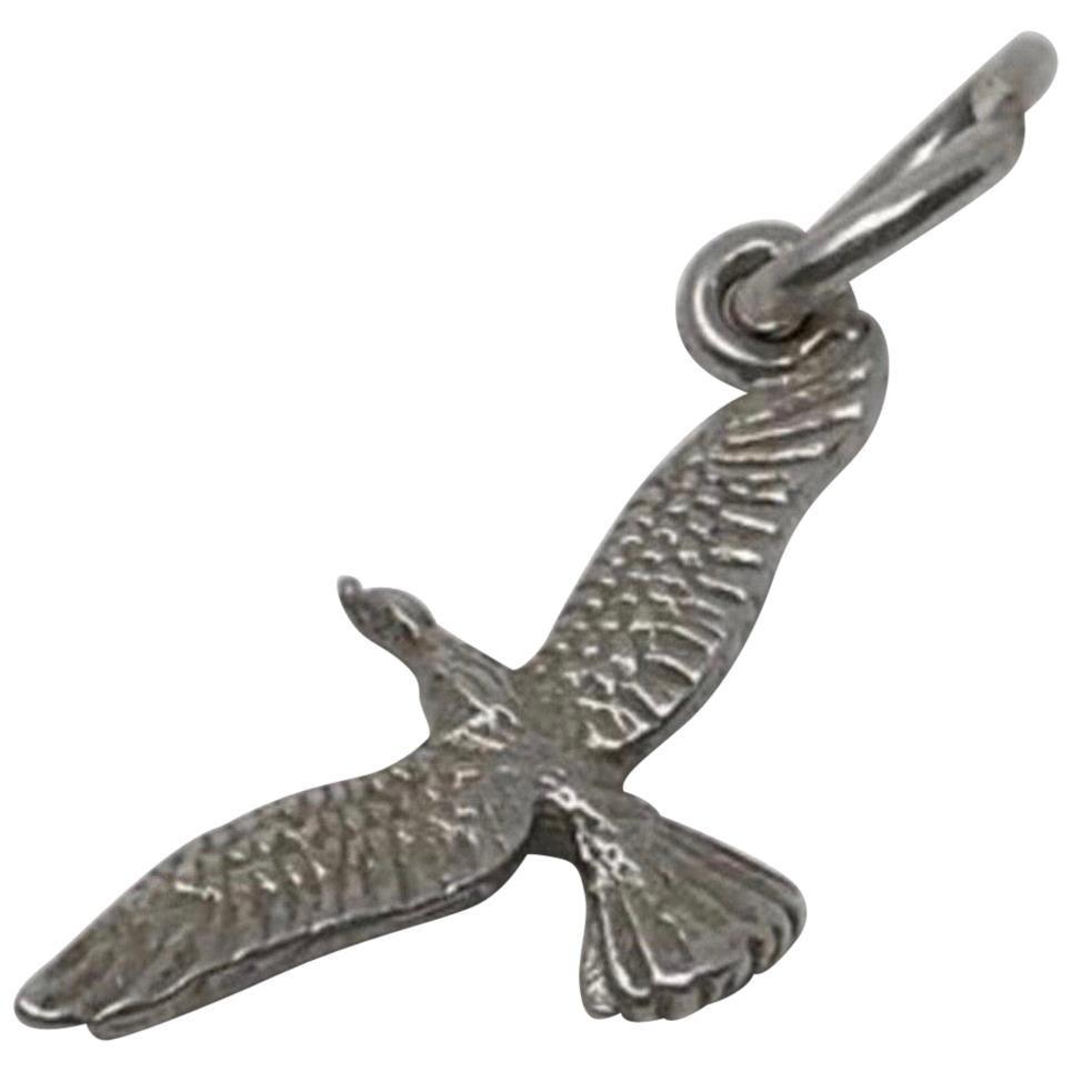 Vintage Flying Bird/Goose Charm/Pendant For Sale