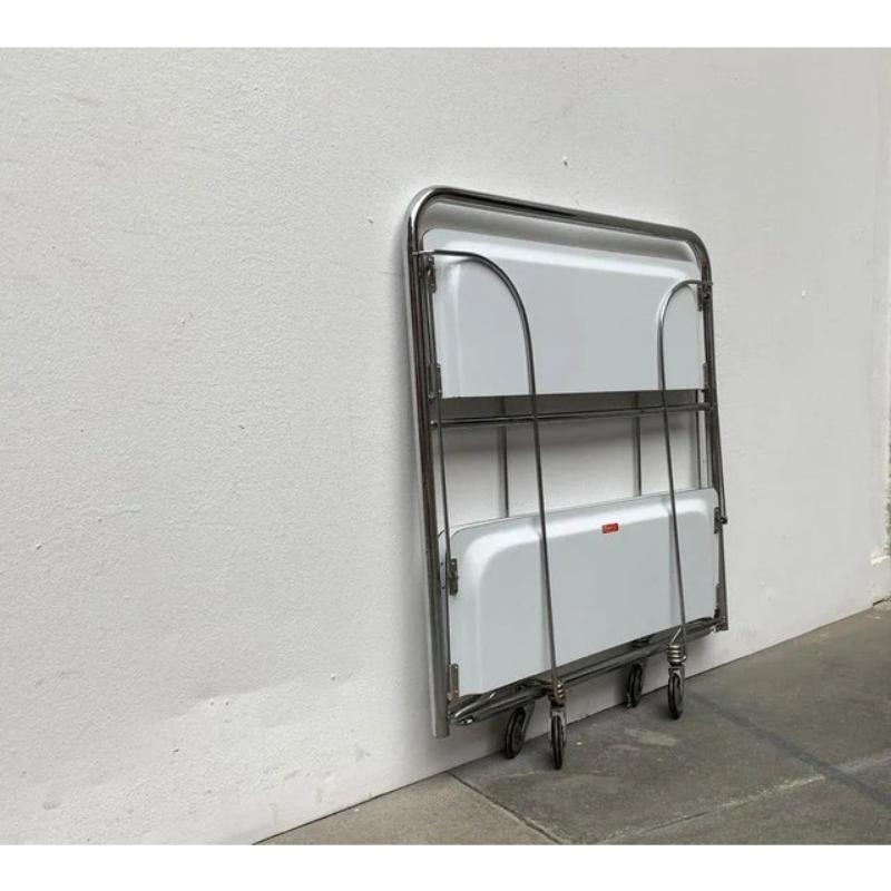 Spanish Vintage Foldable Service Cart by Raquer, 1970s For Sale