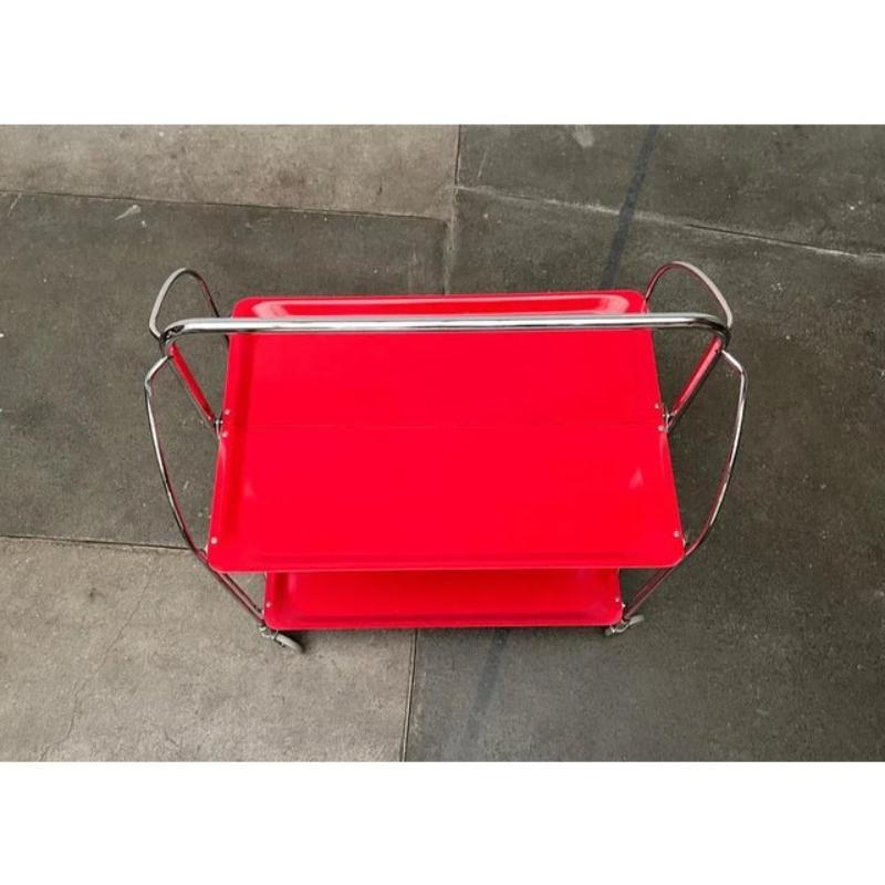 Vintage Foldable Service Cart, Housebar or Side Table, 1970s For Sale 5