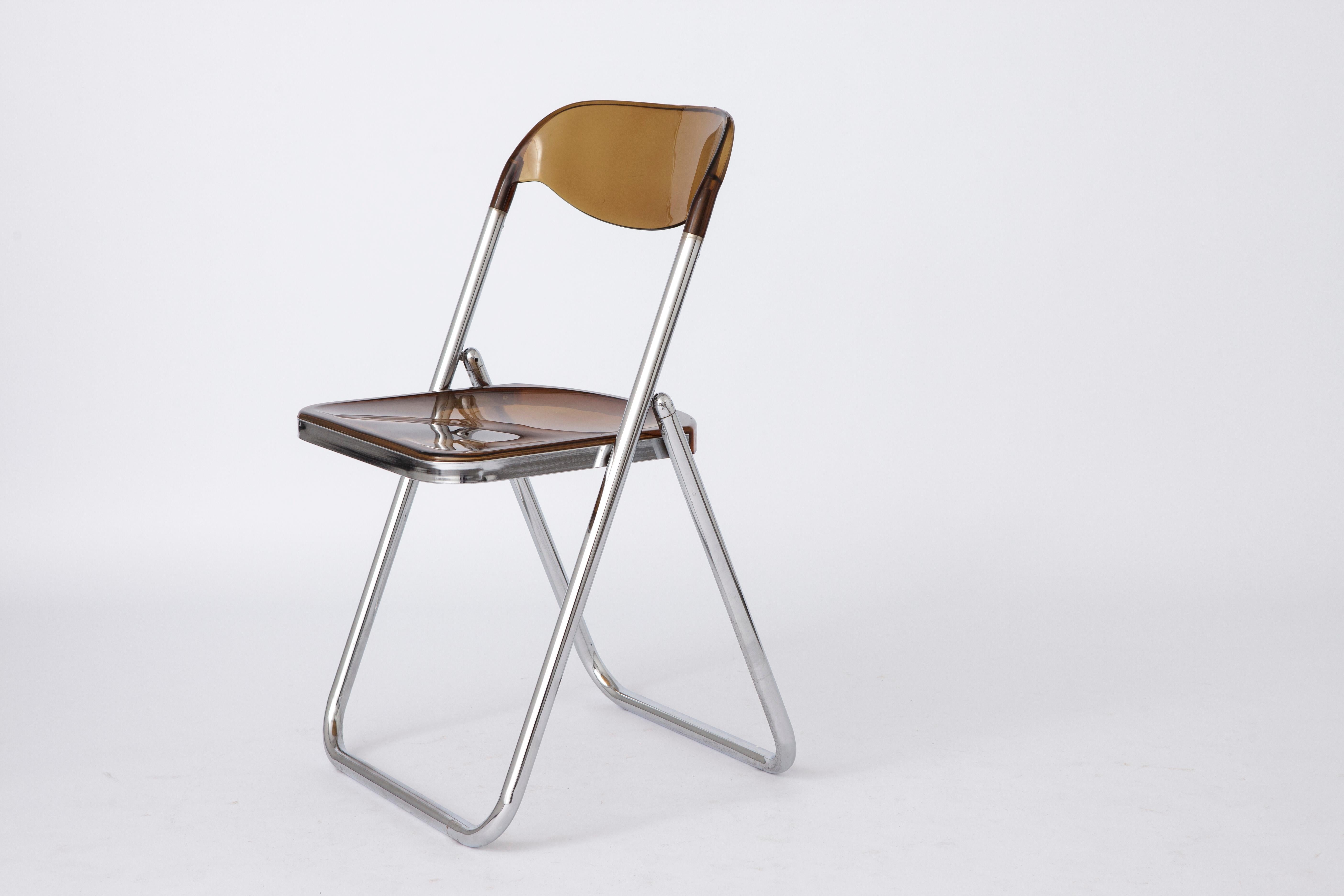 Italian Vintage Folding Chair 1960s-1970s Italy For Sale