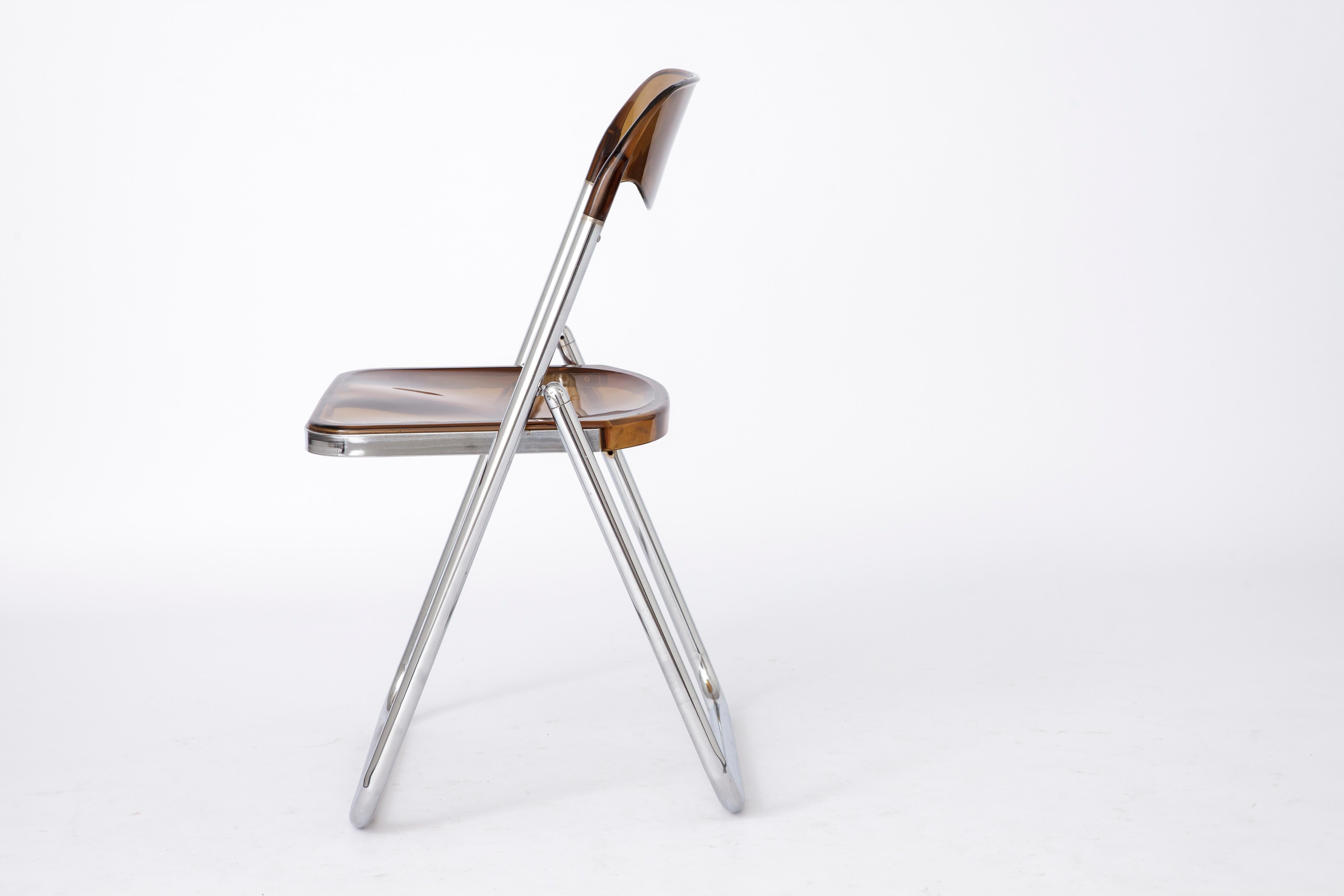 Polychromed Vintage Folding Chair 1960s-1970s Italy
