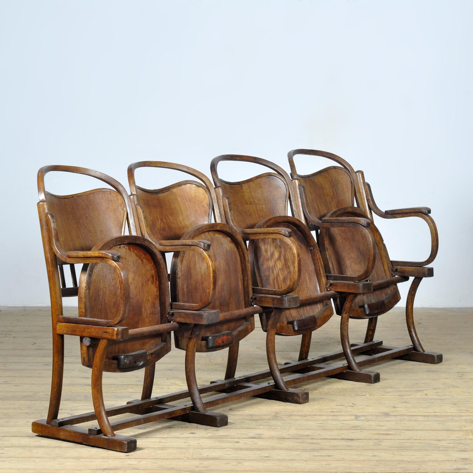 German Vintage folding chairs, 1930s For Sale