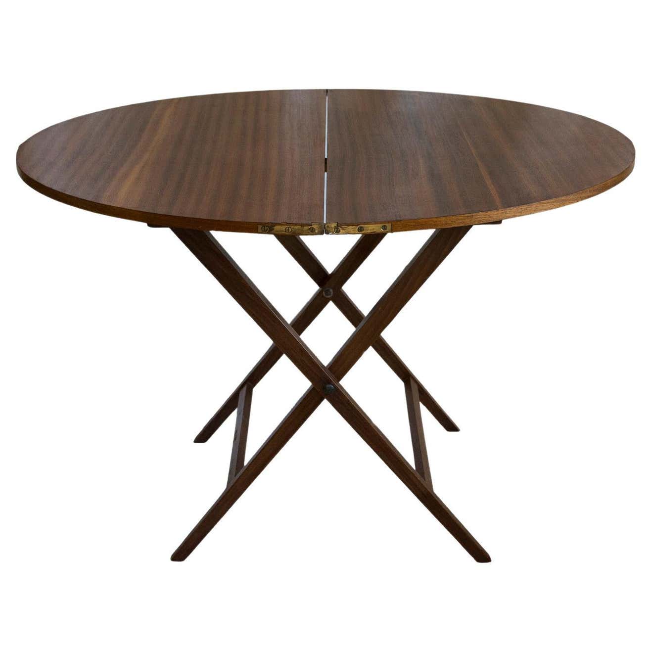 Campaign Table Vintage Folding Danish Campaign Table For Sale at 1stDibs