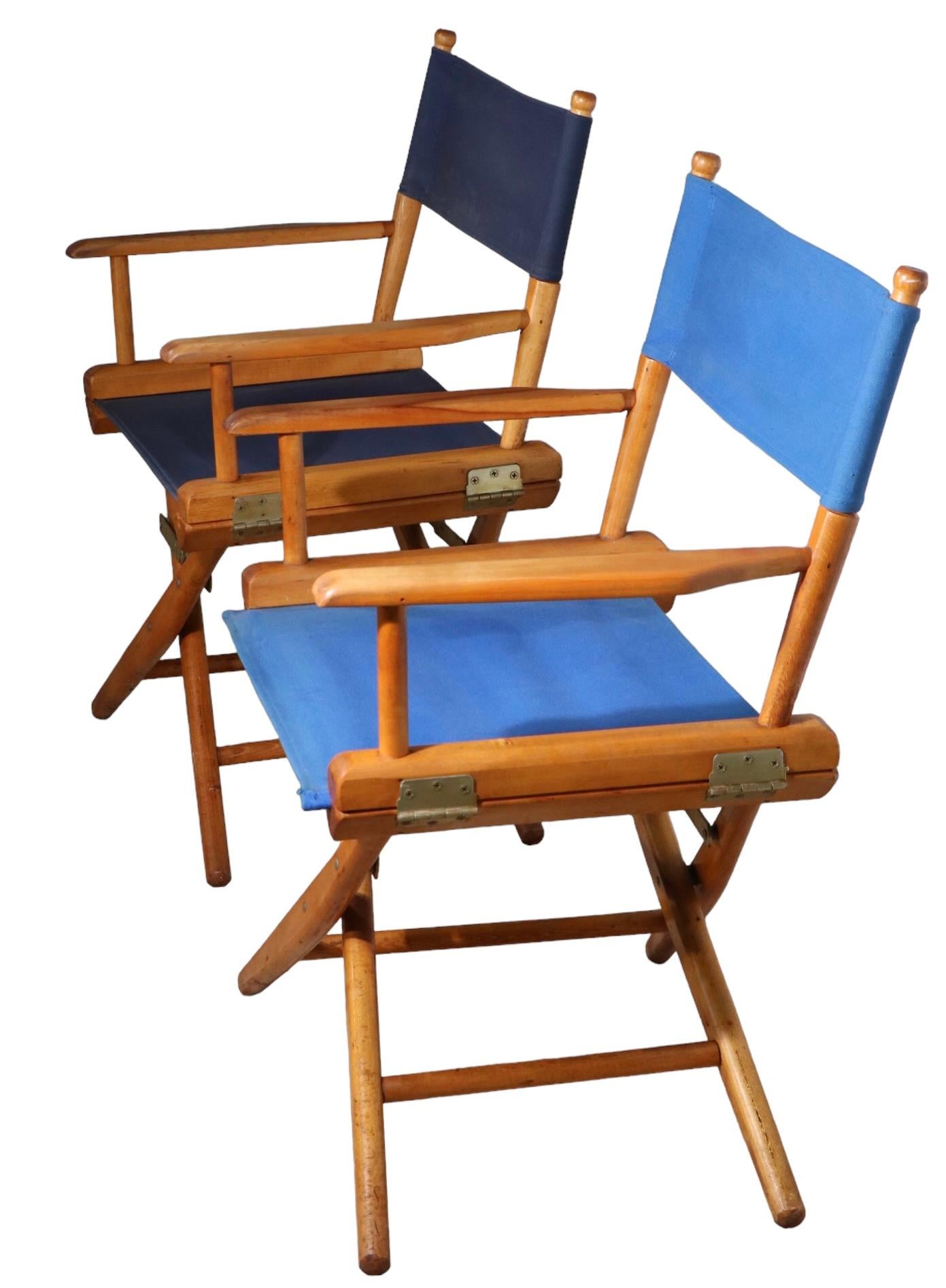 Vintage Folding Directors Chairs 2 Available 3