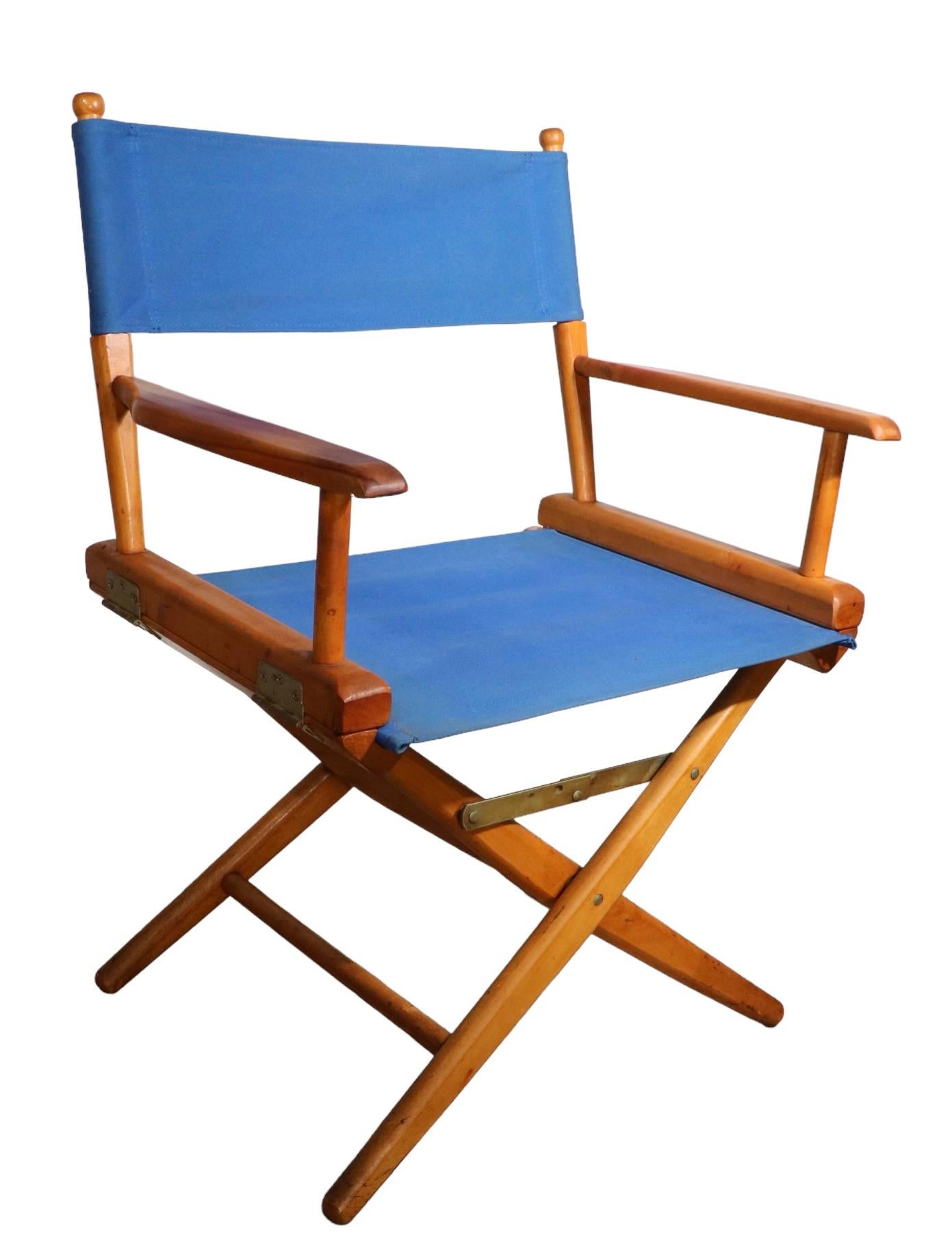 20th Century Vintage Folding Directors Chairs 2 Available