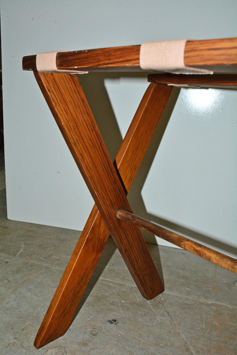 Machine-Made Vintage Folding Luggage Rack, Sold Singly