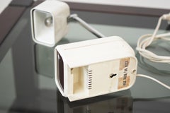 Vintage Folding Reading Lamp with Telescopic Arm and Dual Light Intensity