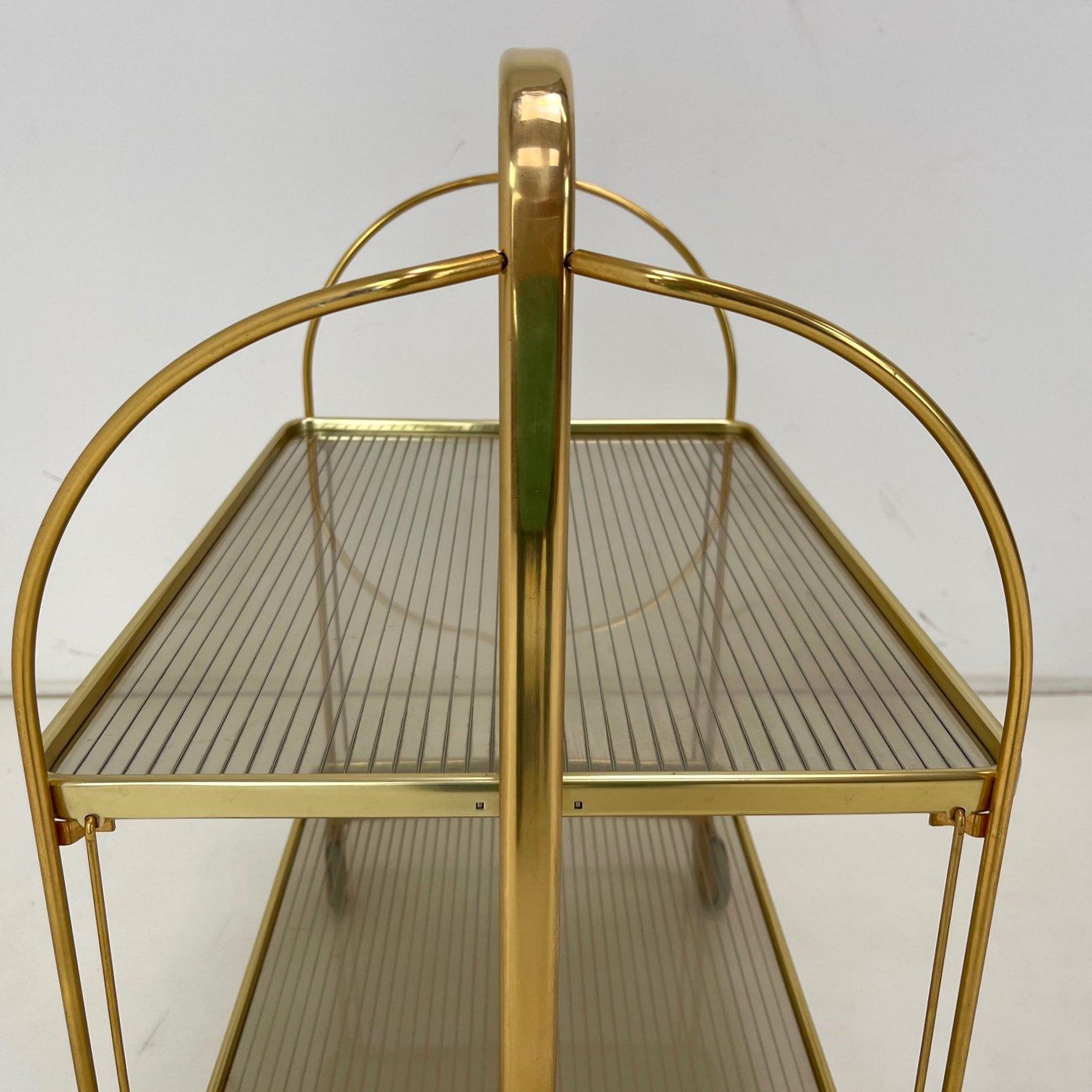 Vintage Folding Serving Cart, 1960's For Sale 6