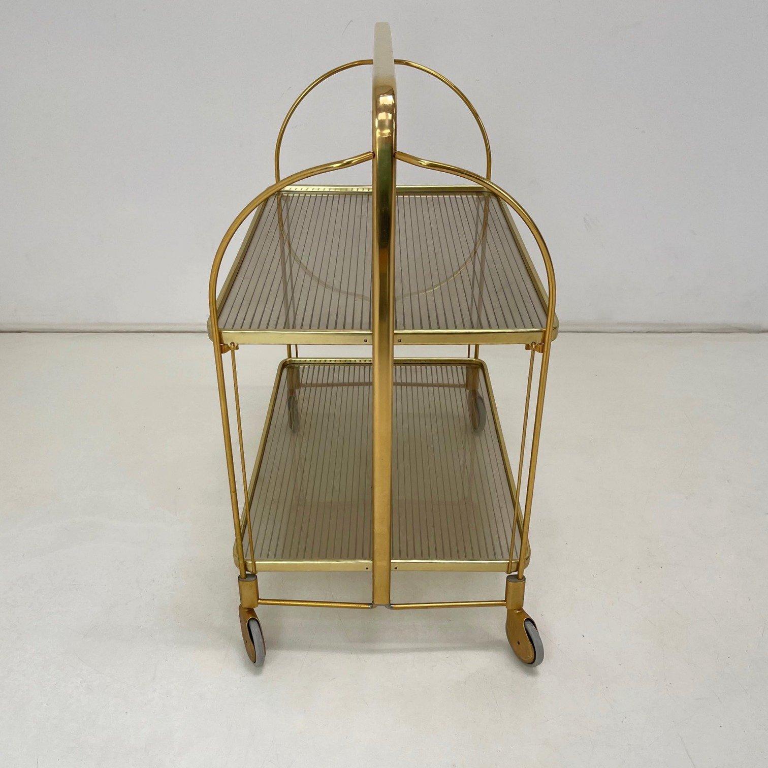Mid-20th Century Vintage Folding Serving Cart, 1960's For Sale