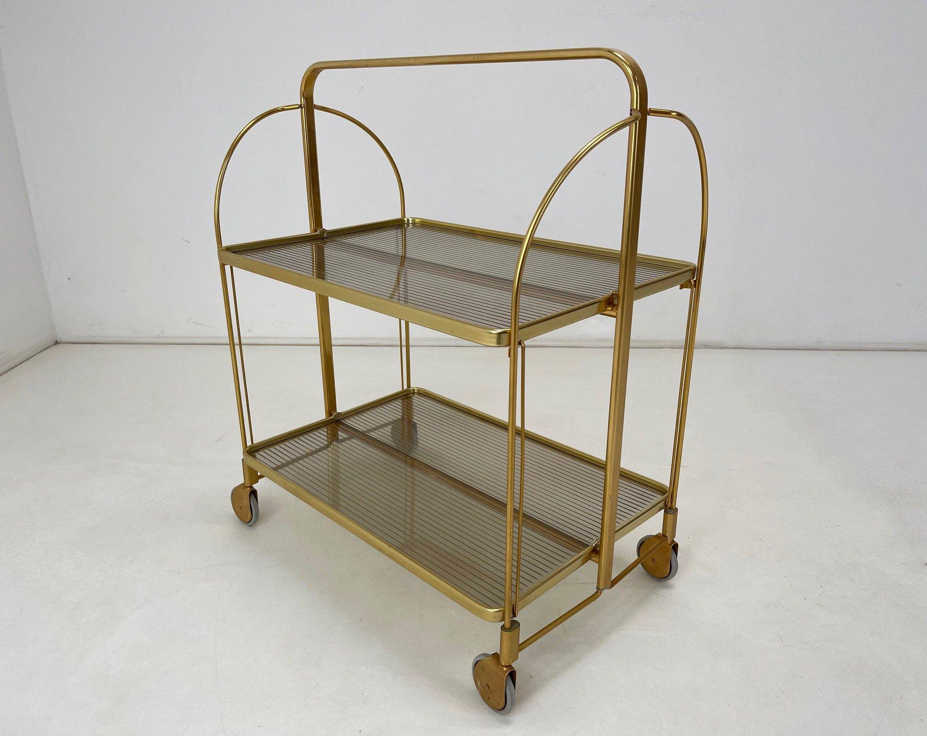 Vintage Folding Serving Cart, 1960's For Sale 1