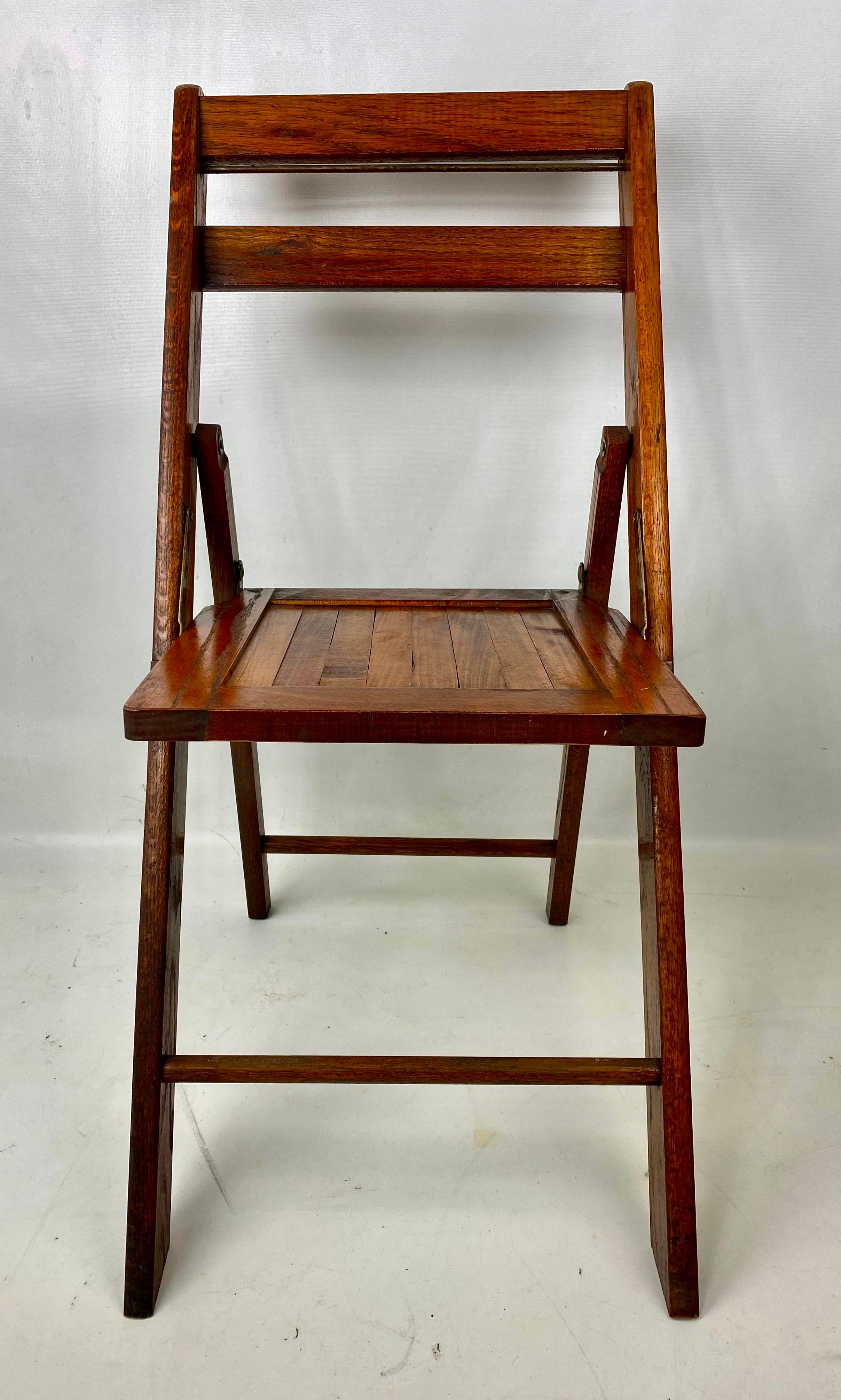 Vintage folding solid wood chair - 19 available

Great opportunity to buy 1 or all 19.