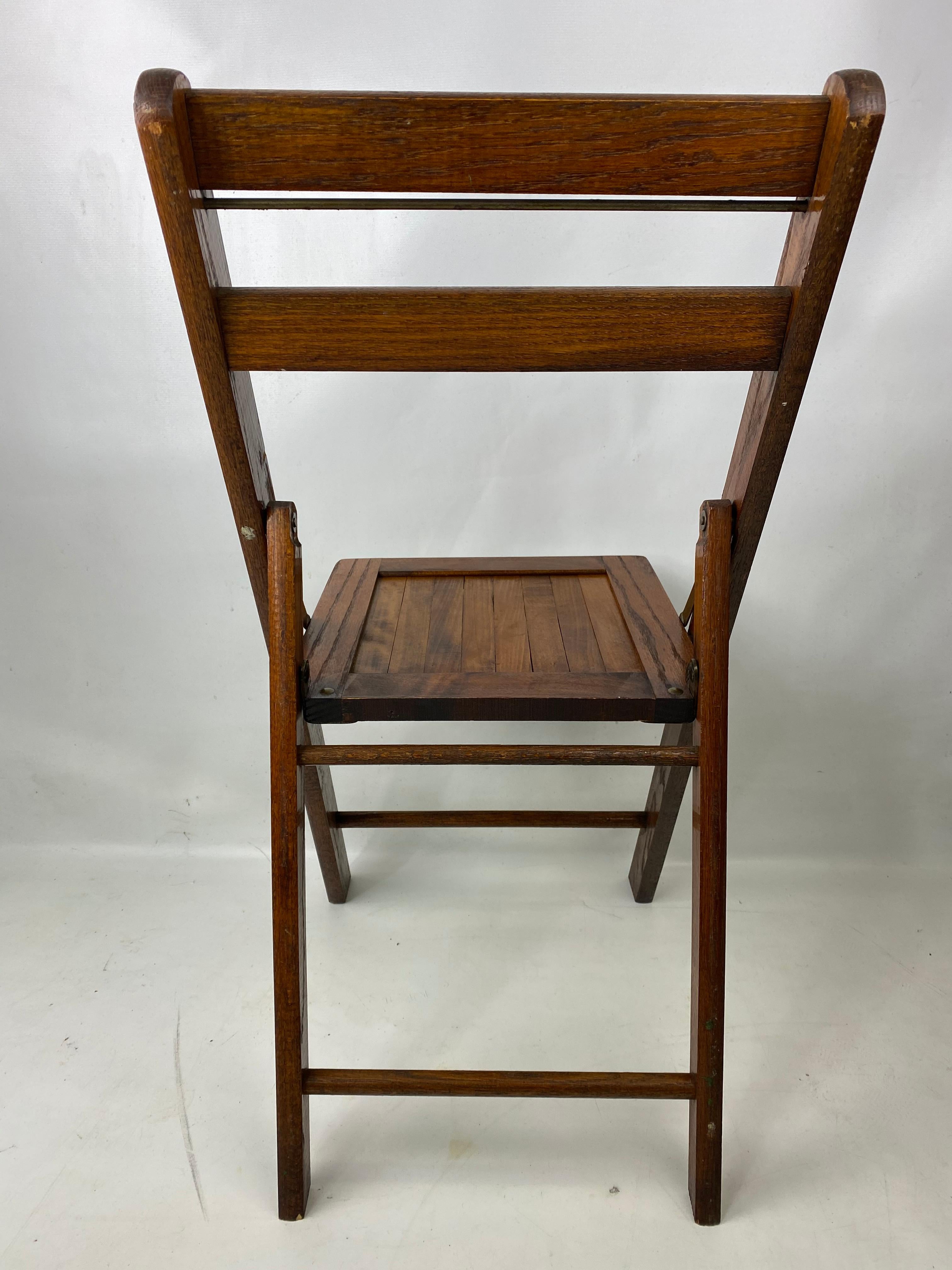 American Vintage Folding Solid Wood Chair, 19 Available