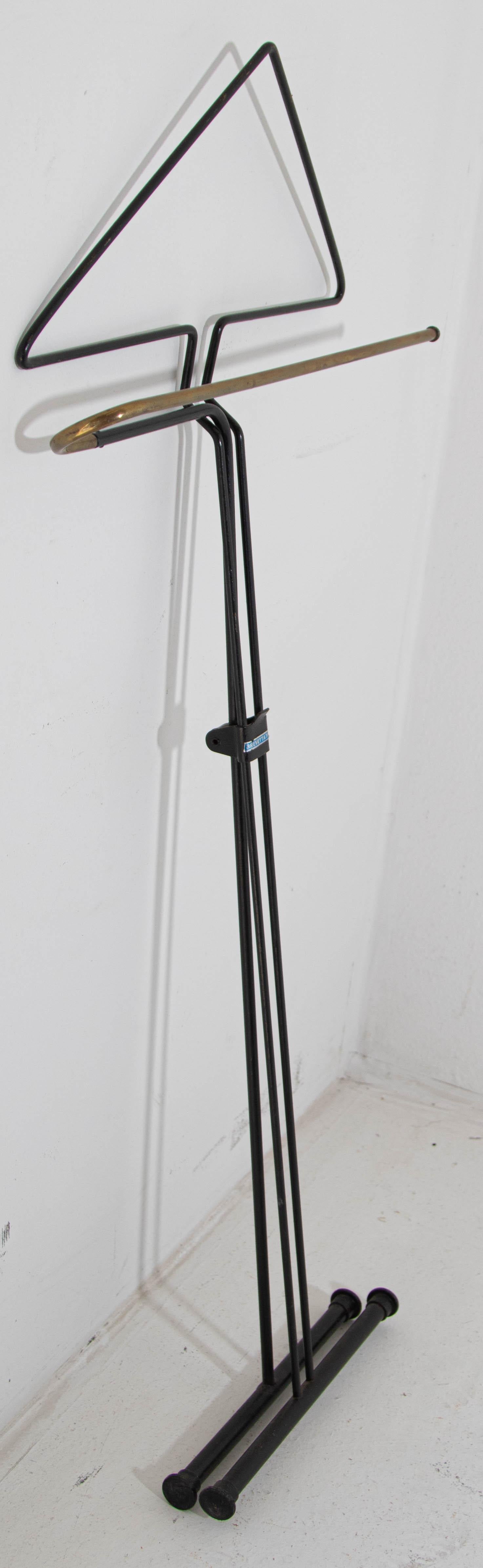 Vintage Folding Valet Metall Stand von Fratelli Reguitti 1950s im Angebot 7