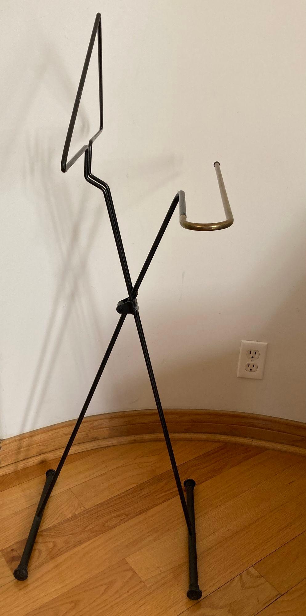 Vintage Folding Valet Metall Stand von Fratelli Reguitti 1950s im Angebot 10