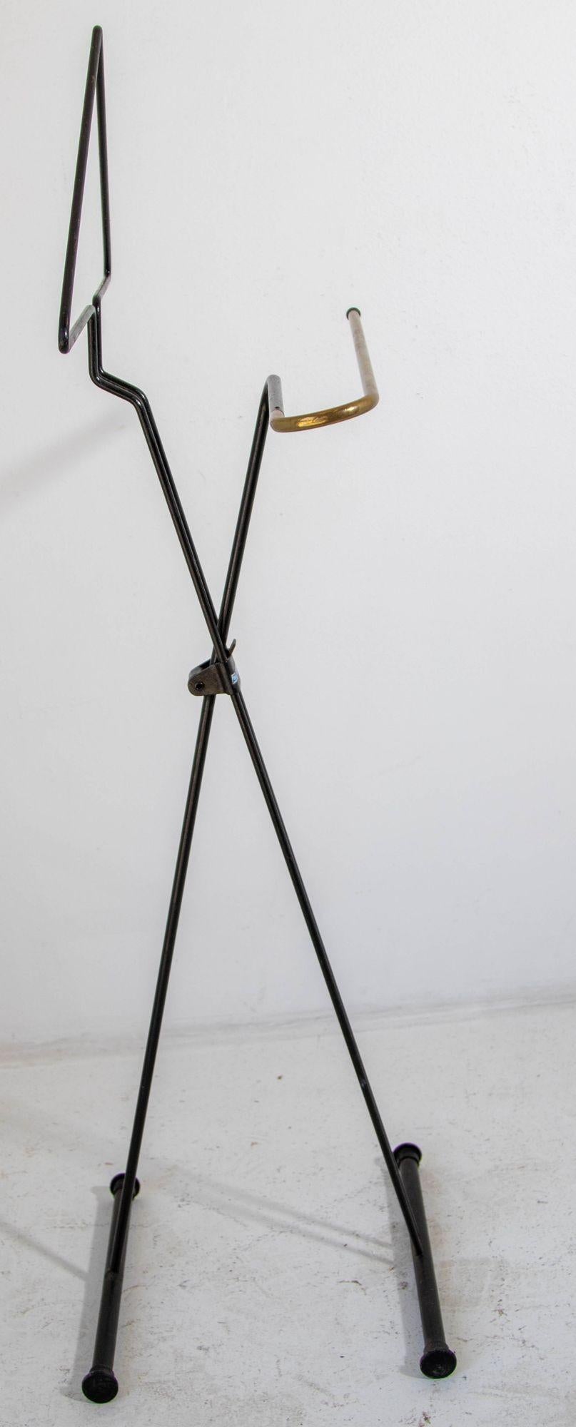 Vintage Folding Valet Metall Stand von Fratelli Reguitti 1950s im Angebot 2