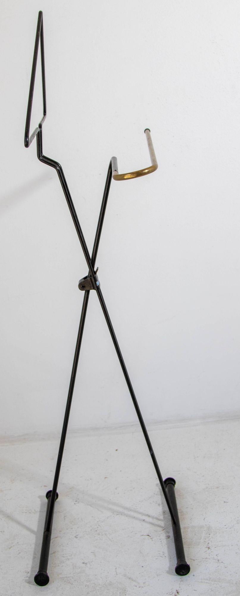 Vintage Folding Valet Metal Stand by Fratelli Reguitti  the 1950s For Sale 3