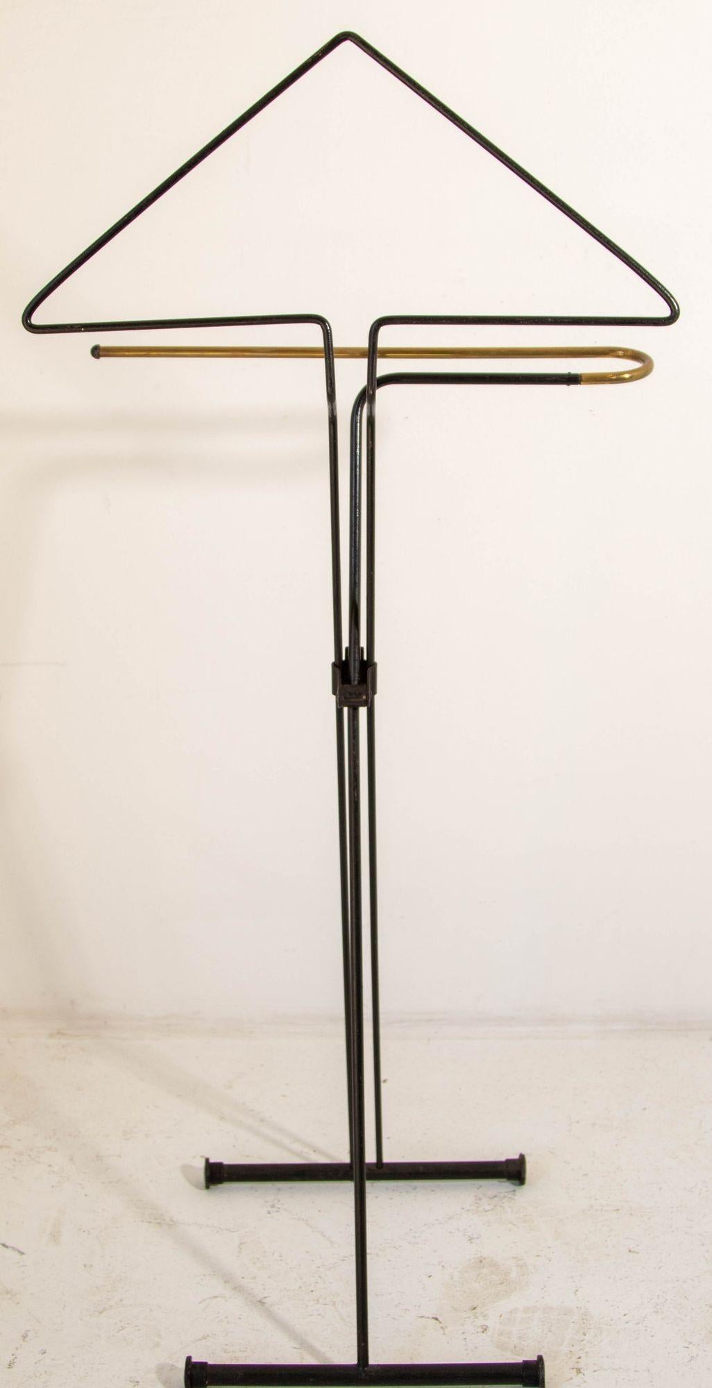 Vintage Folding Valet Metal Stand by Fratelli Reguitti  the 1950s For Sale 5