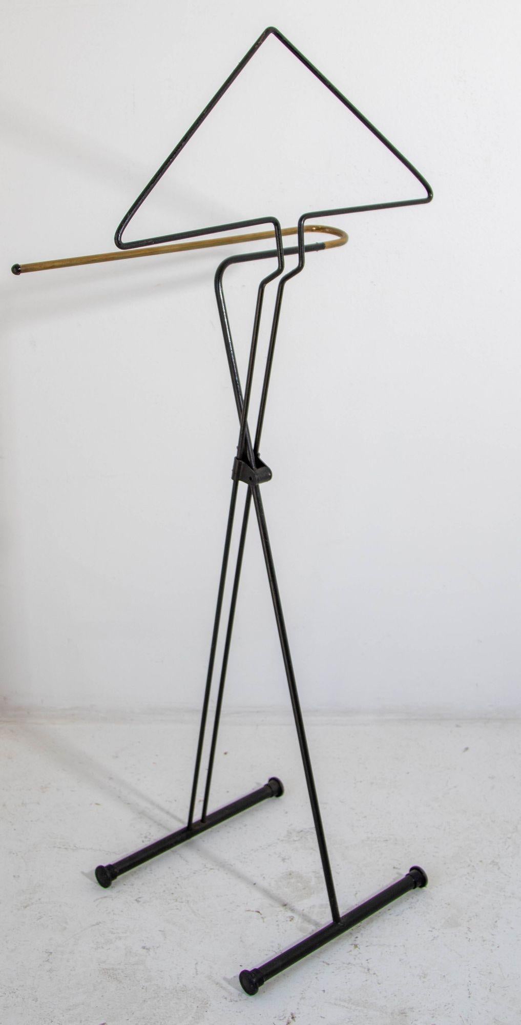 Vintage Folding Valet Metal Stand by Fratelli Reguitti  the 1950s For Sale 6