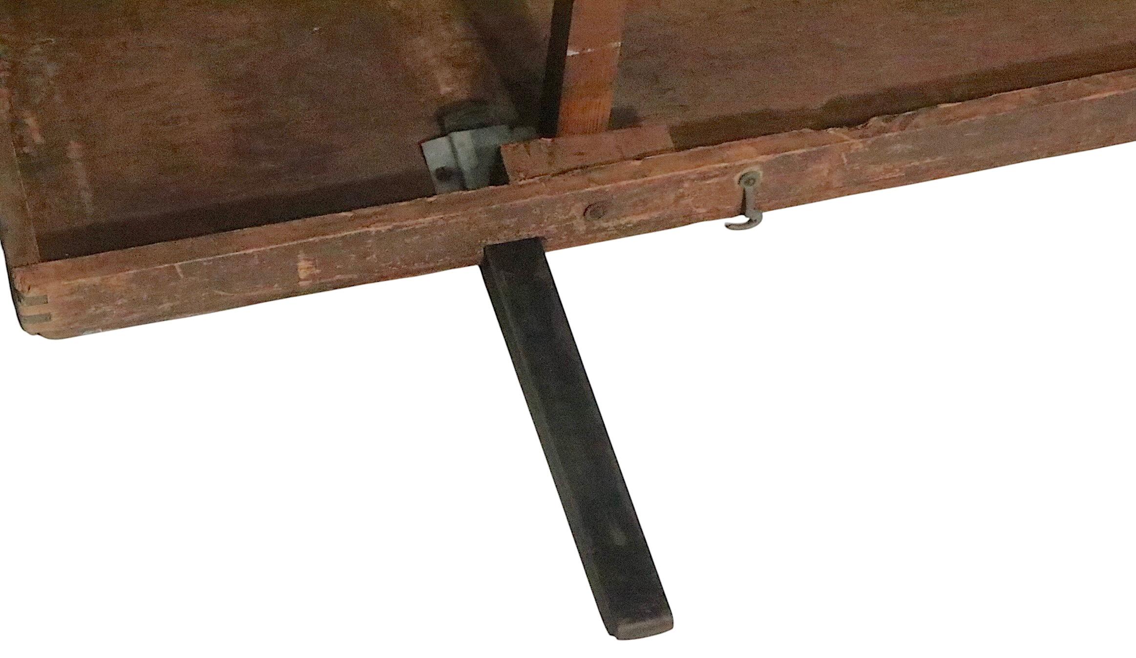 Tavolo consolle vintage in carta da parati Foldes in vendita 9