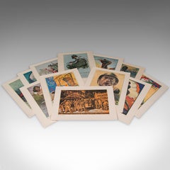 Vintage Folio of 12 Posters, Italian, Prints, WWI Propaganda, Art Exhibition Set