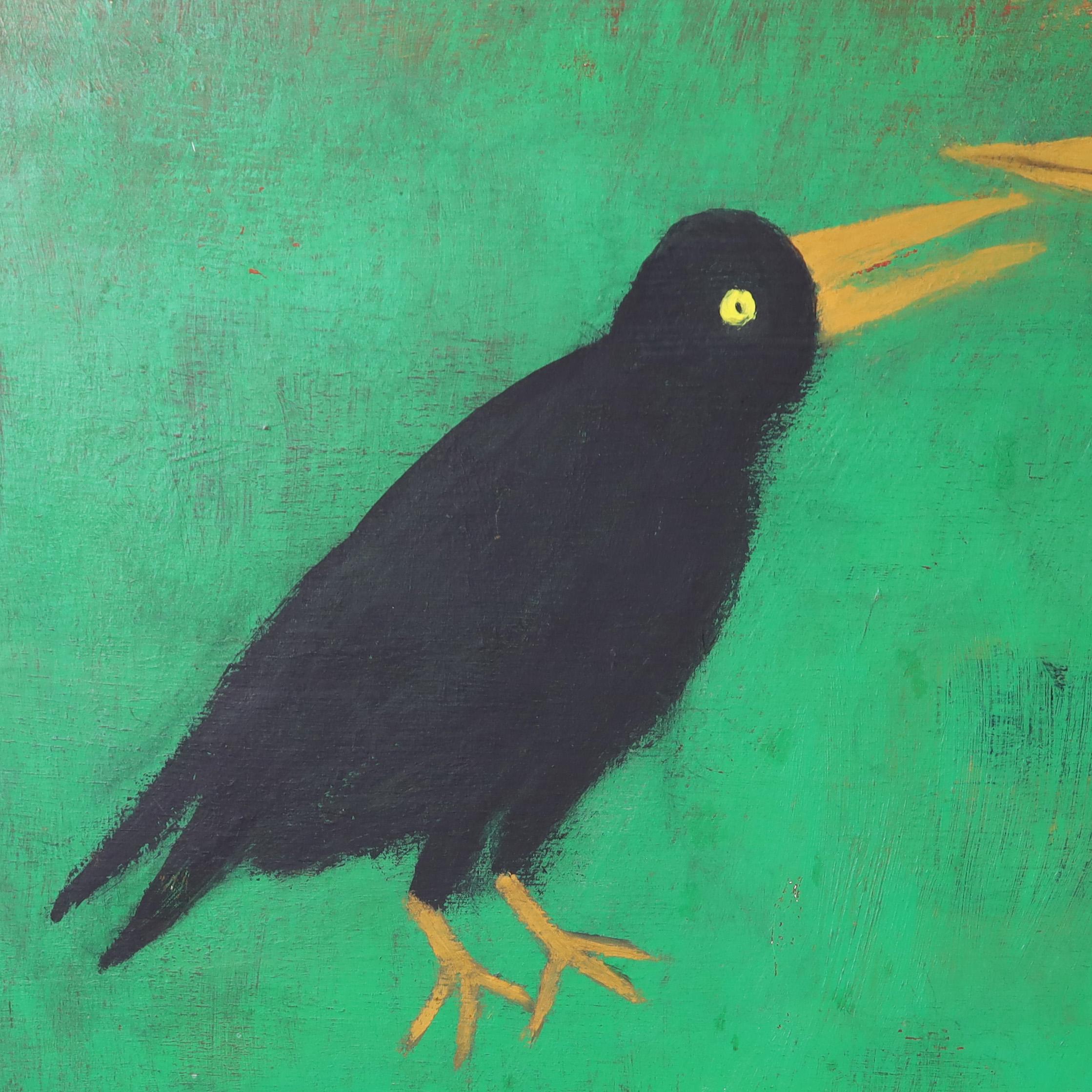 two crows painting