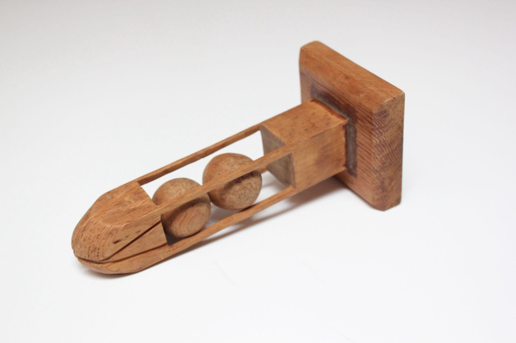 Wood Vintage Folk Art Hand-Carved 